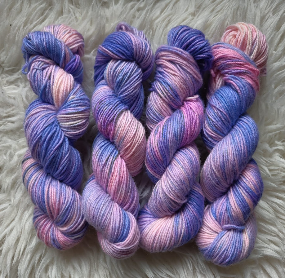 100g lilapinkki merinos