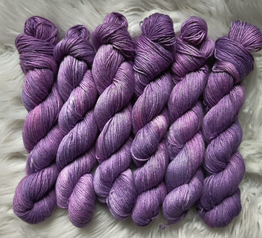 100g violet puuvillamerino