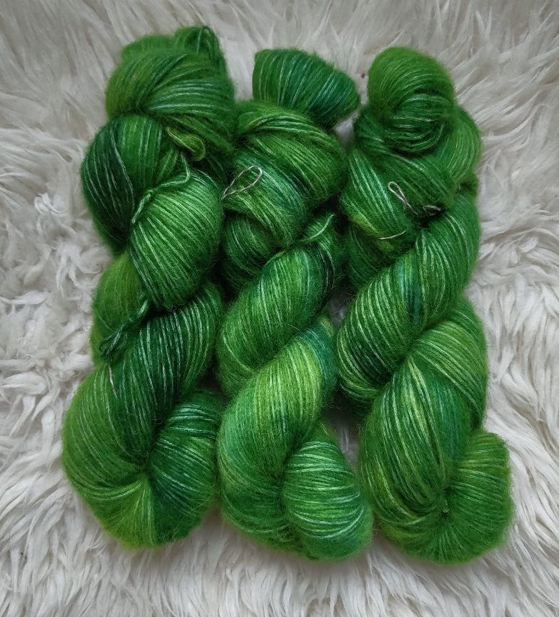 300g pehmopuhallus vihreänä