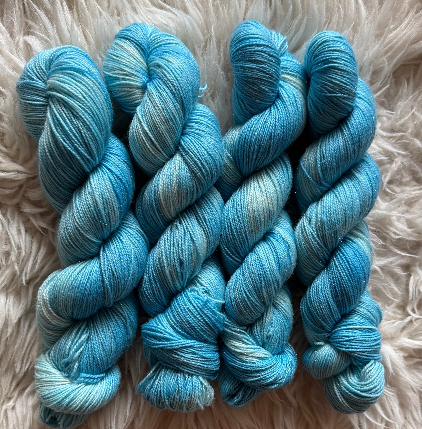 100g ohut kimallemerino taivas