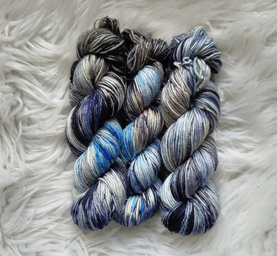 100g siniharmaa merinos