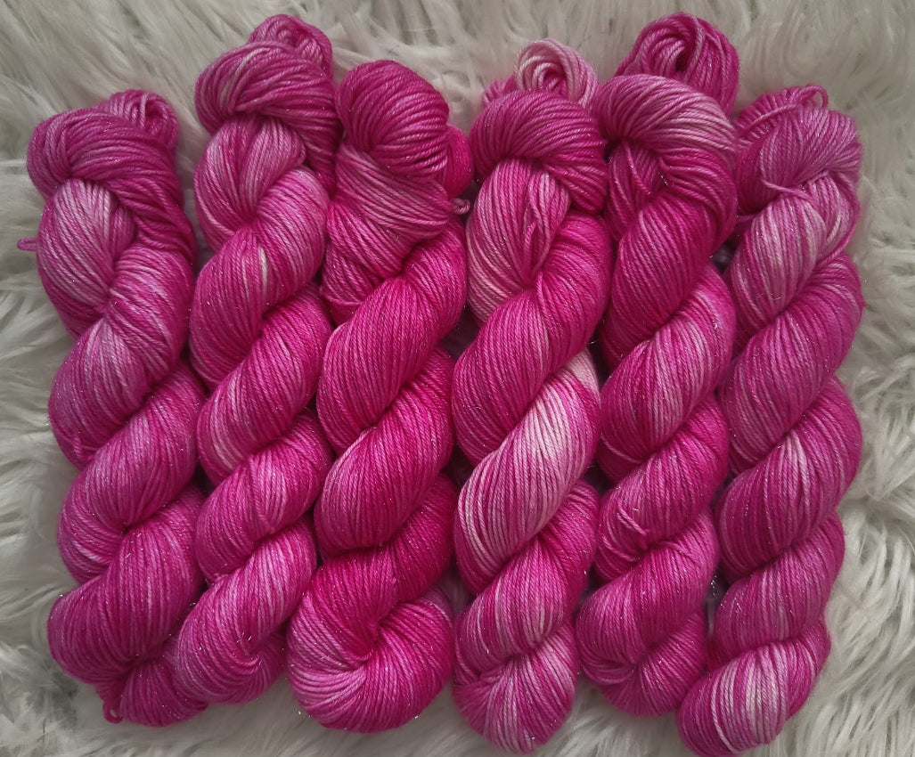 100g kimallemerino pinkkeys