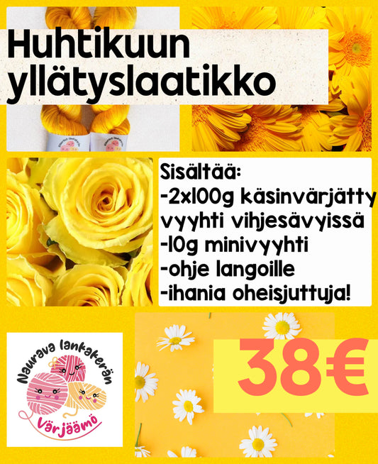 Huhtikuun yllätyslaatikko